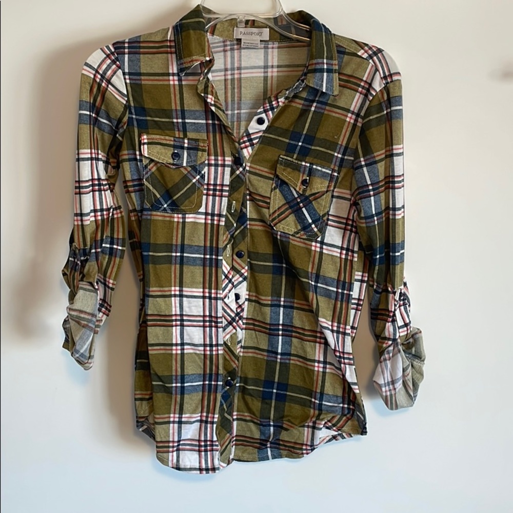 Like new green flannel